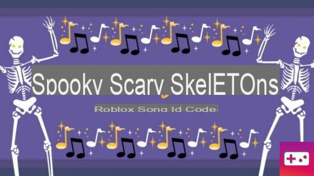 Código de identificación de la canción Spooky Scary Skeletons Roblox