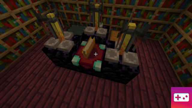 Cómo hacer una mesa encantada en Minecraft