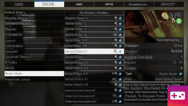 Asesinos en serie en GTA 5 Online, ¿cómo participar?