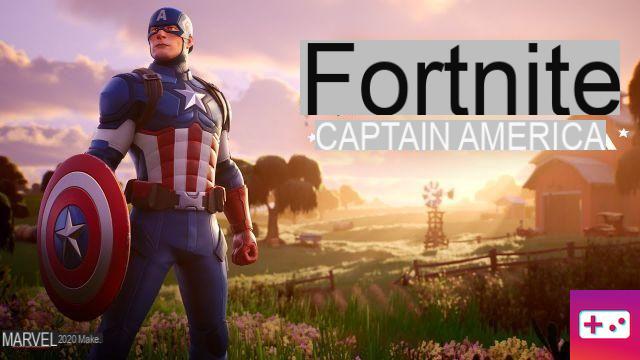 El Capitán América se une a la batalla de Fortnite