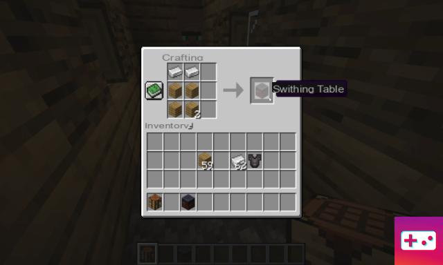Receta de la mesa de herrería de Minecraft: cómo usar una mesa de herrería en Minecraft