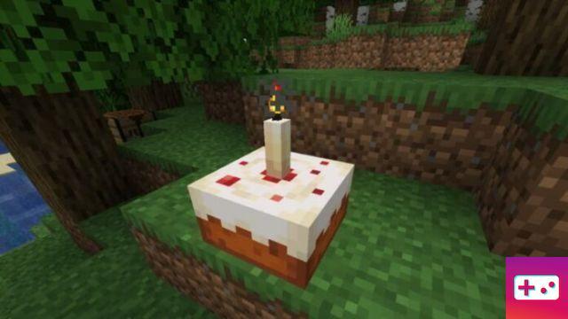 Cómo hacer un pastel de velas en Minecraft