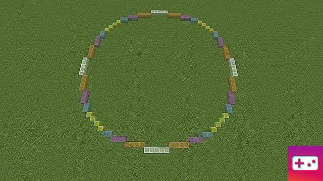 Cómo hacer círculos en Minecraft