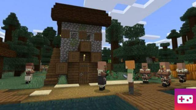 Cómo encontrar un pueblo en Minecraft