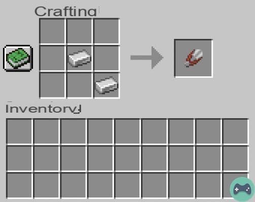 Cómo hacer tijeras en Minecraft