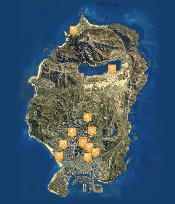 GTA 5 Online: Moto de policía, ¿dónde encontrarla en el mapa? lugares y ubicaciones