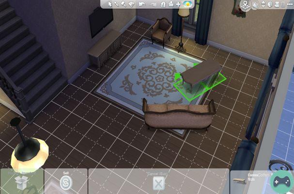 Cómo rotar elementos en Los Sims 4