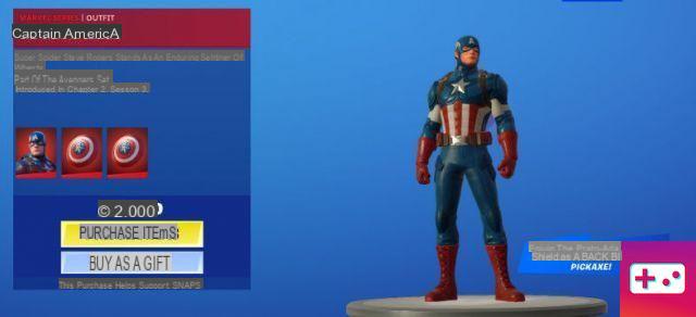 ¿Fortnite tendrá un aspecto de Capitán América?