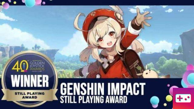 Genshin Impact gana la categoría Still Playing en los Golden Joystick Awards 2022