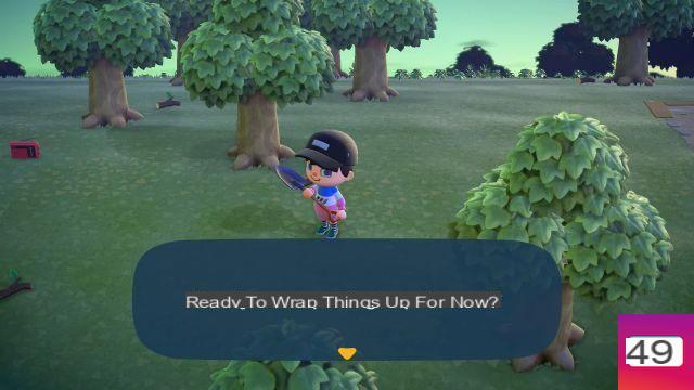 Cómo guardar tu juego en Animal Crossing: New Horizons