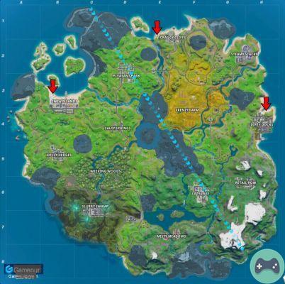 Where to light a frozen firework found on sweaty sand beaches, steep cliffs, or a dirty dock in Fortnite