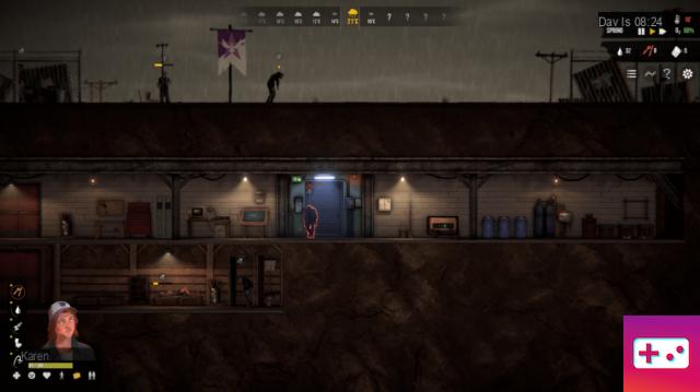 How long does food poisoning last in Sheltered 2?