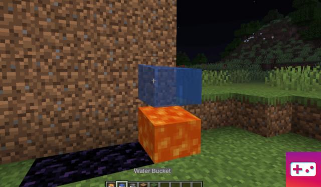 Come creare un portale del Nether con lava e acqua in Minecraft
