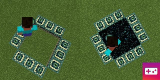 How to Create an End Portal in Minecraft PE