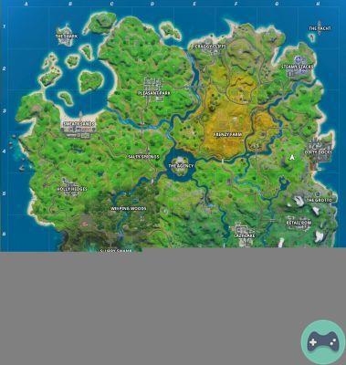 Fortnite - Capítulo 2 Mapa - Todos os locais nomeados