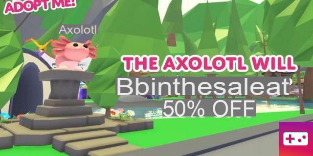 Como obter o animal de estimação Axolotl no Roblox Adopt Me