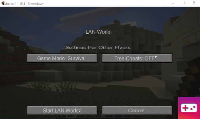 Come creare un server LAN Minecraft
