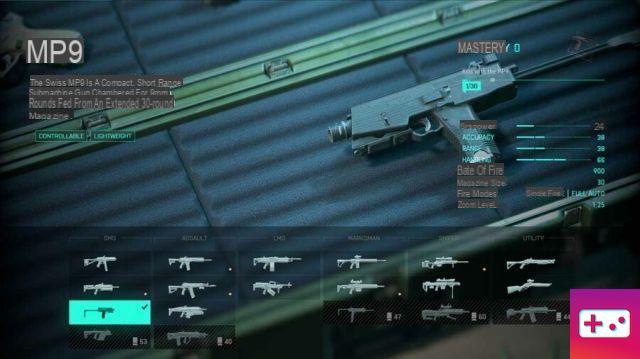 Miglior equipaggiamento MP9 in Battlefield 2042