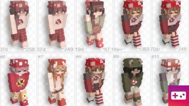 Le migliori skin per ragazze di Minecraft