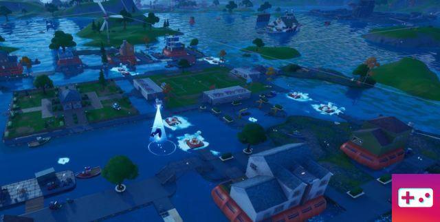 Score a goal at the Pleasant Park soccer field in Fortnite Chapter 2 Season 3