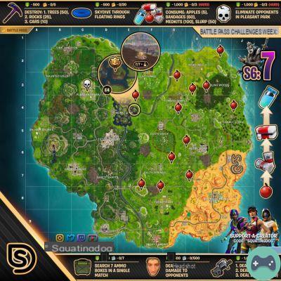 Fortnite Chapter 2 Season 3 Week 7 – All Map Challenges