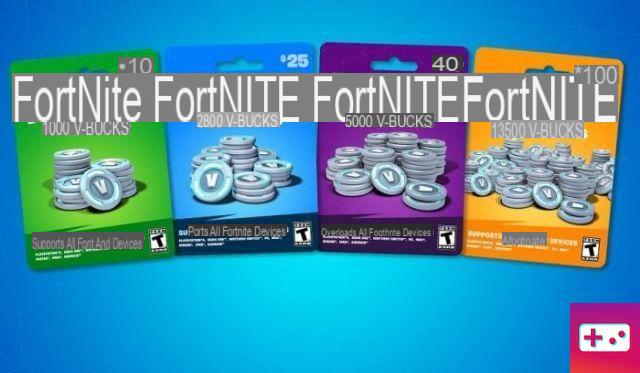 Fortnite gift cards will be available during the holidays