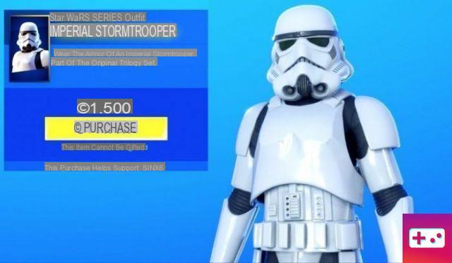 Take to the skies in the Fortnite X Star Wars event