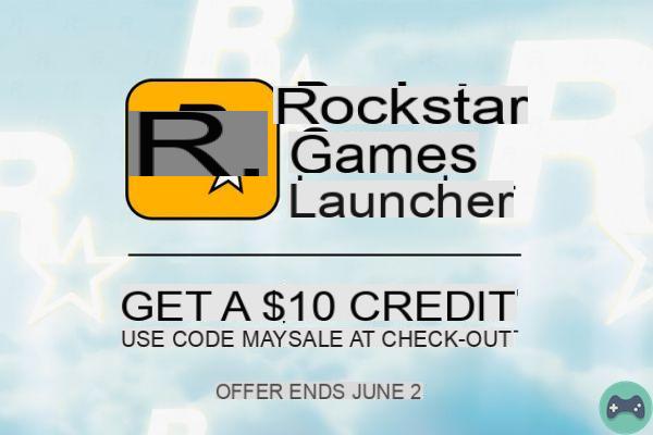 How to have 10 euros of credits on the Rockstar Launcher or dollars on GTA with MAYSALE?