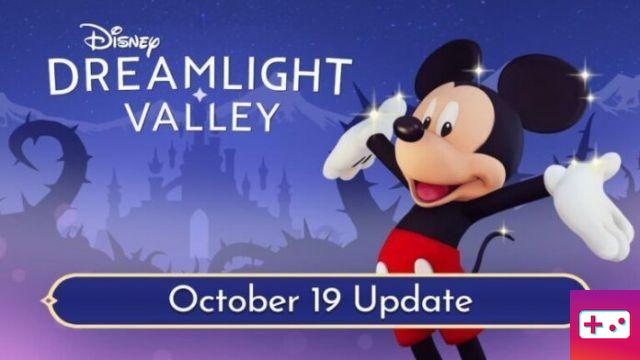 Riepilogo delle note sulla patch di Disney Dreamlight Valley ottobre 2022