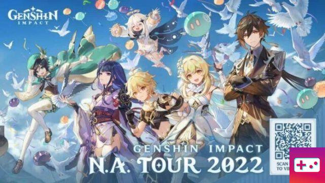 Como participar da turnê Genshin Impact NA 2022 - datas, eventos, merchandising e muito mais