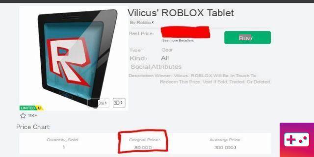 Most expensive items in Roblox