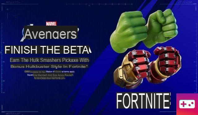 Play the Marvel's Avengers Beta to Unlock Special Pickaxes in Fortnite