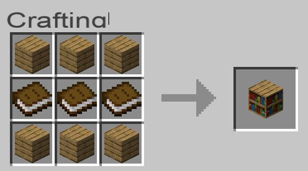 Come creare uno scaffale in Minecraft