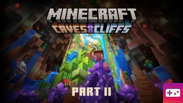 A que horas é lançado o Minecraft Caves and Cliffs Part 2 (1.18)?