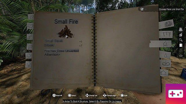 How to start a fire in the green hell