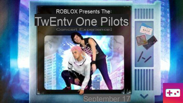 When is the Roblox Twenty One Pilots concert?