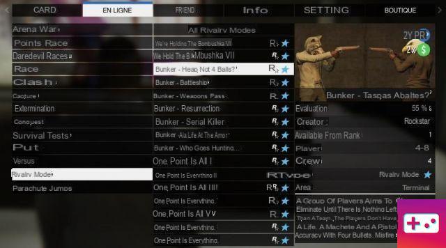 Modalità Bunker Rivalry in GTA 5 Online, come partecipare?