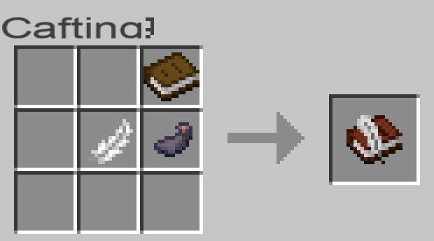 How to Make a Book and a Quill in Minecraft