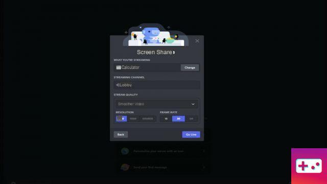 How to live stream on Discord