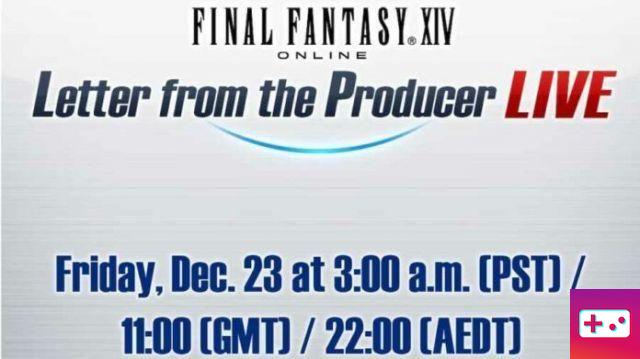 Another FFXIV Live Letter for 2022 to end the year with more revelations!