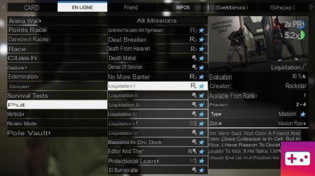 Liquidation missions in GTA 5 Online, how to participate?