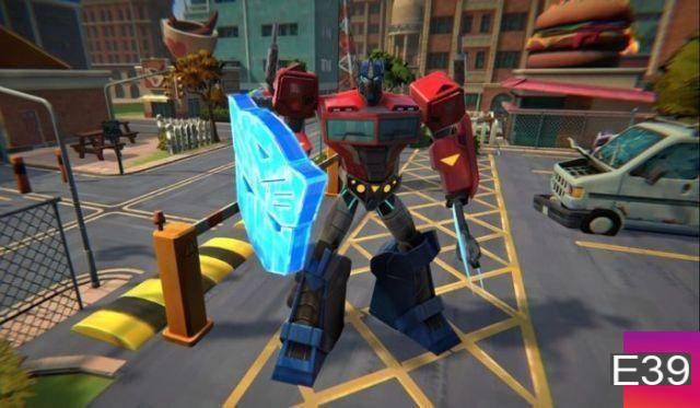 Transformers Battlegrounds parece um mod Fortnite