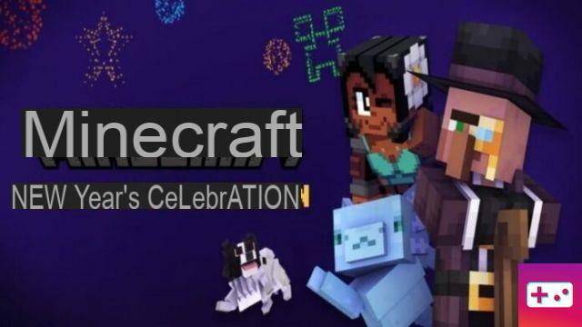 When does the Minecraft New Year celebration start and end?