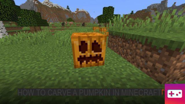 How to Carve a Pumpkin in Minecraft