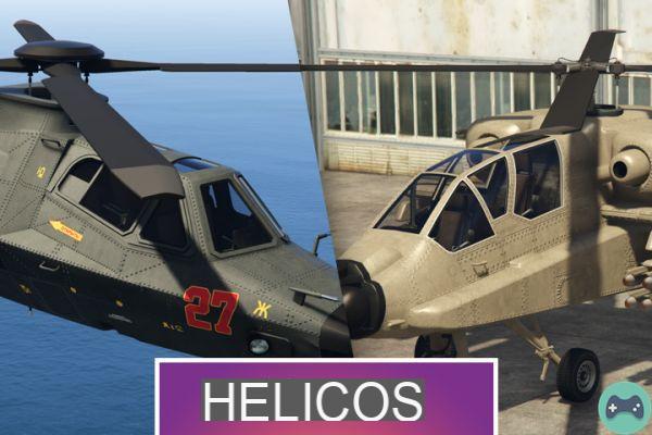 GTA 5 Online: Melhor Helicóptero - Comparativo de Akula vs. Hunter vs. Havok vs. Sea Sparrow