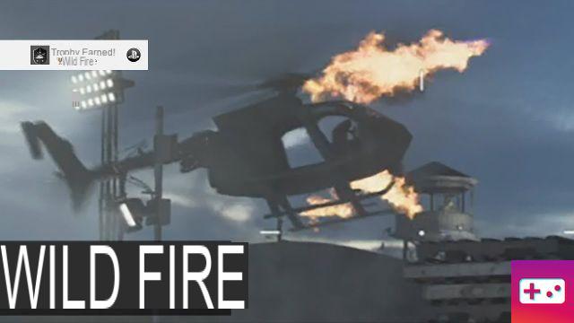 Call of Duty: Modern Warfare - Wild Fire Trophy - Mate um helicóptero voador com um Molotov