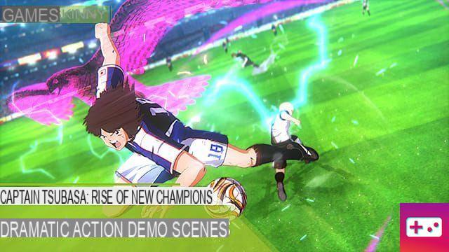 Captain Tsubasa: Rise of New Champions – Desbloqueie todas as cenas dramáticas de demonstração de ação