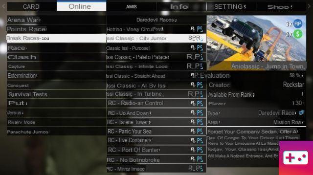 Classic Issi races in GTA 5 Online, how to participate?