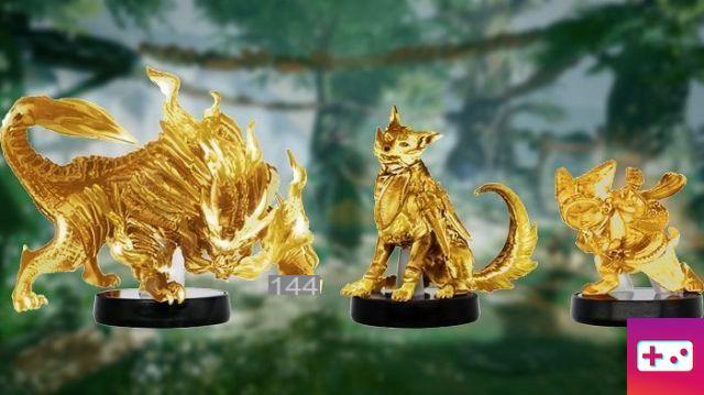 Monster Hunter Rise está recebendo um Amiibo de ouro