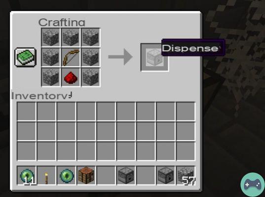 Come creare e utilizzare un dispenser in Minecraft